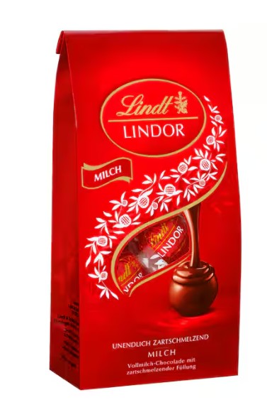 Lindt LINDOR Milk Chocolate Balls - 137g Bag
