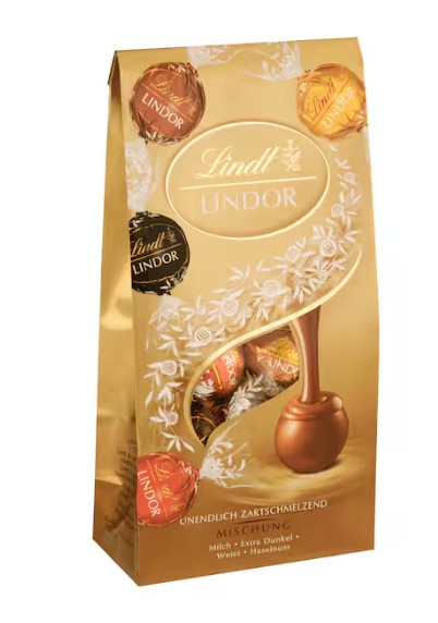 Lindt LINDOR Mixed Chocolate Balls - 137g Assorted Bag