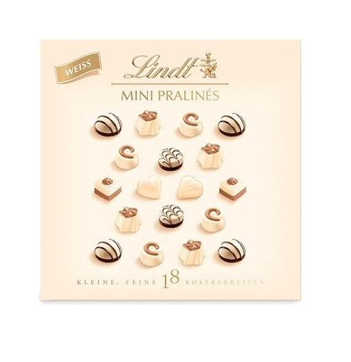 Lindt Weiße Mini-Schokoladenpralinen - 90g Geschenkbox