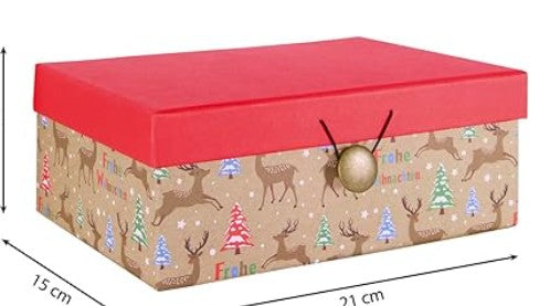 Premium-Weihnachtsgeschenkbox – Polo Red, Lindt Schokolade & festliche Accessoires