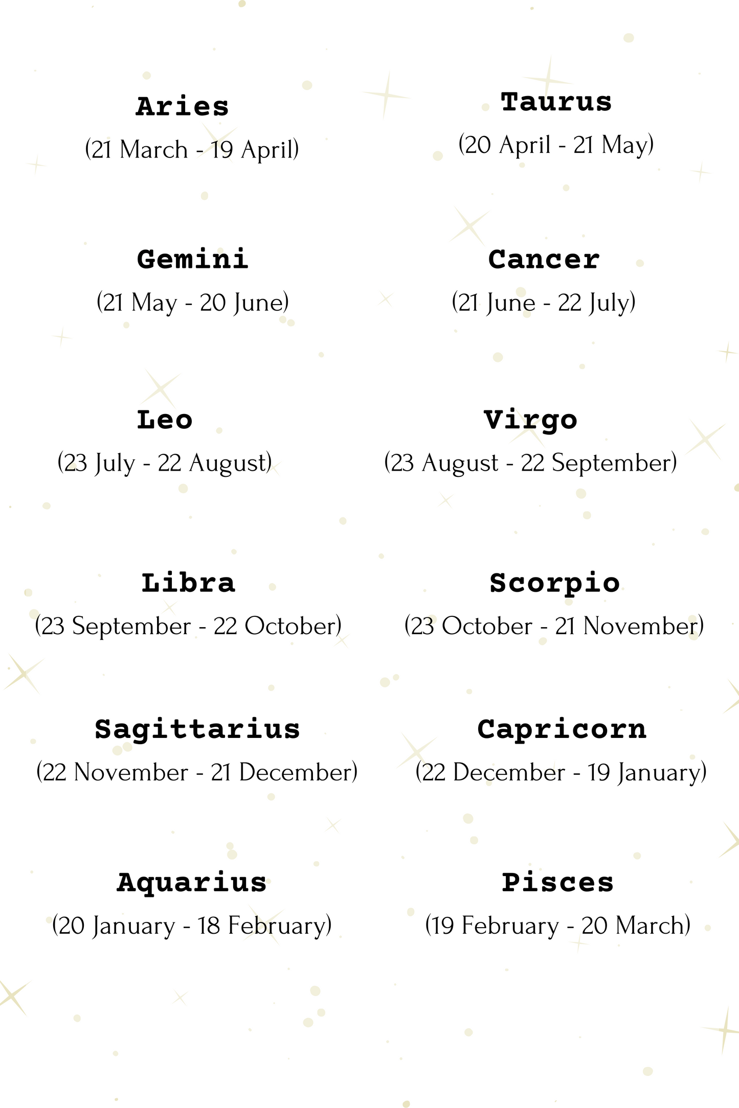 Dainty Gold Zodiac Coin Necklace with Crystal Birthstone — Let the Stars Tell Your Story