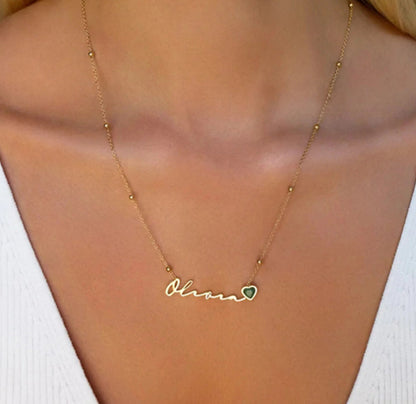 Personalized Stainless Steel Necklace for Women - Wear Your Name, Wear Your Story