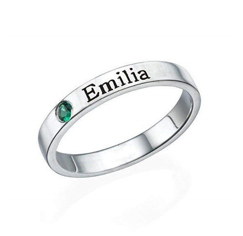 Personalized Couple Name Ring - Forever & Always