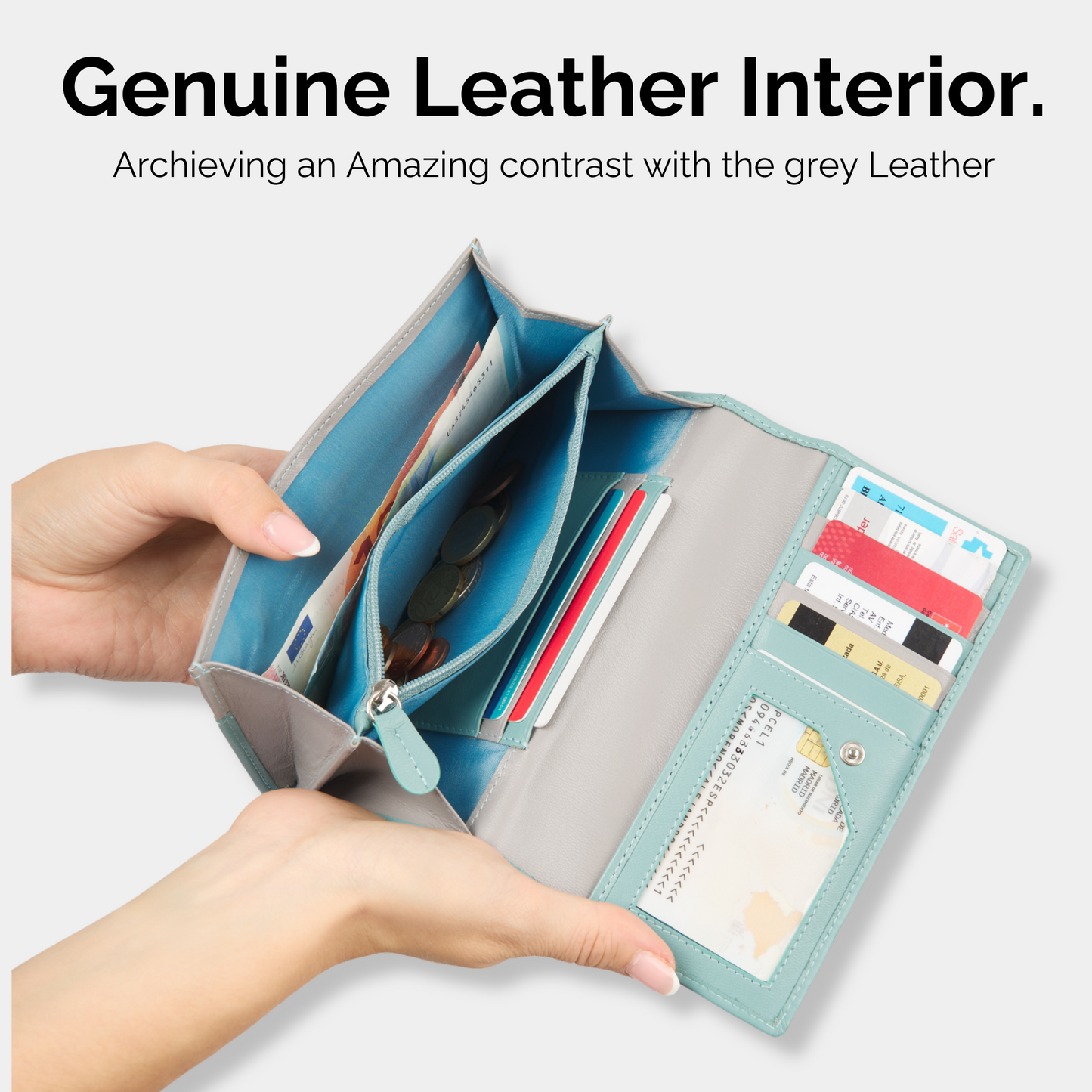 Women’s Leather Wallet – Jasmine Model by IULIUS