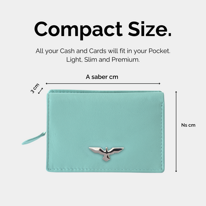 Elegant Navy Green Leather Wallet – Sophistication Meets Smart Organization