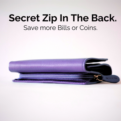 Kompakte Lederbrieftasche für Damen – Handgefertigte Raffinesse trifft auf praktische Organisation