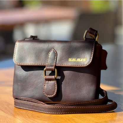 Mini Vintage Genuine Leather Handbag – Retro Style