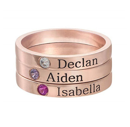 Personalized Couple Name Ring - Forever & Always