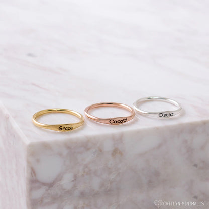 Personalized Name Ring – Say It With Style