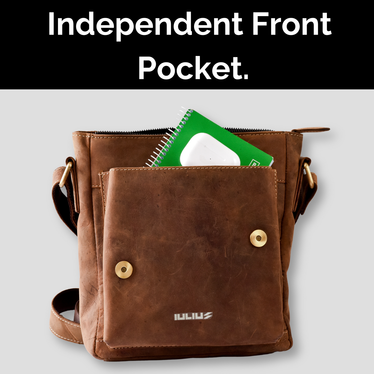 Zebra Print Cowhide Leather Bag - Stand out with wild style and organized grace