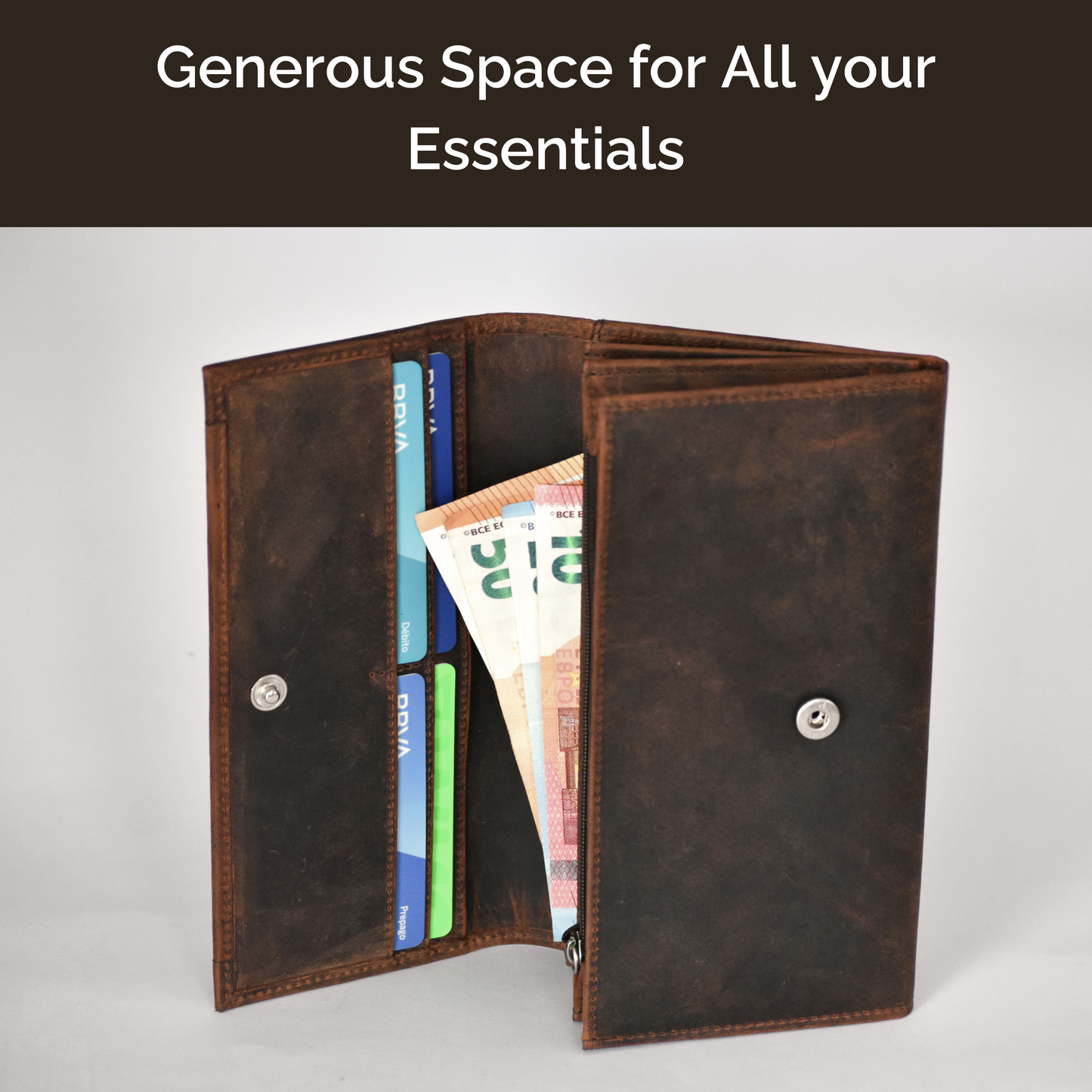 IULIUS Ledergeldbörse mit Zebramuster – kühne Eleganz trifft auf zeitlose Handwerkskunst