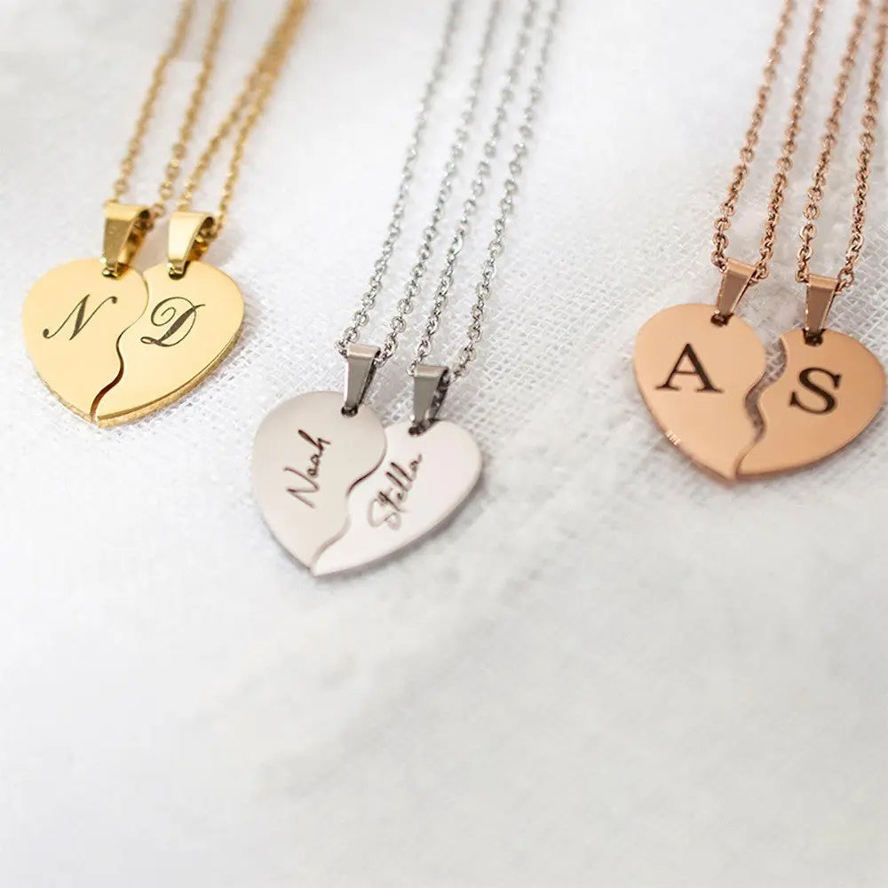Personalized Splicing Love Necklace - A Modern Symbol of Connection