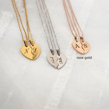 Personalized Splicing Love Necklace - A Modern Symbol of Connection