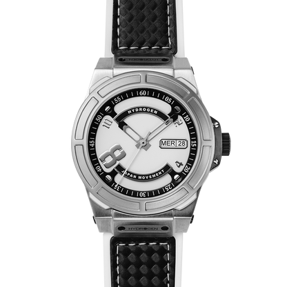 Otto White Silver - Precision Meets Classic Contrast