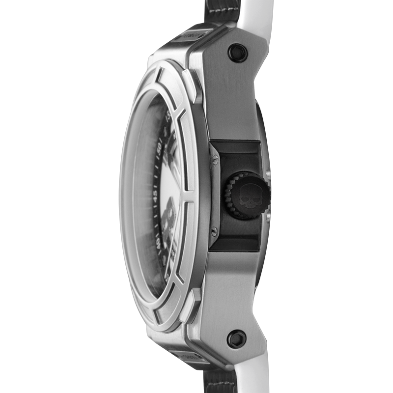 Otto White Silver - Precision Meets Classic Contrast