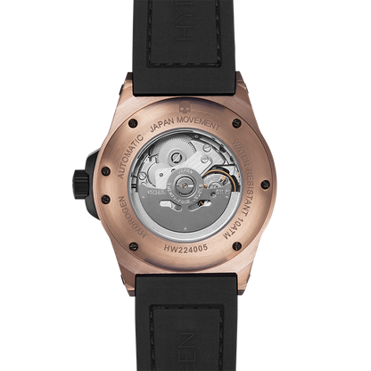 Otto Black Rose Gold — Precision in Sleek Black