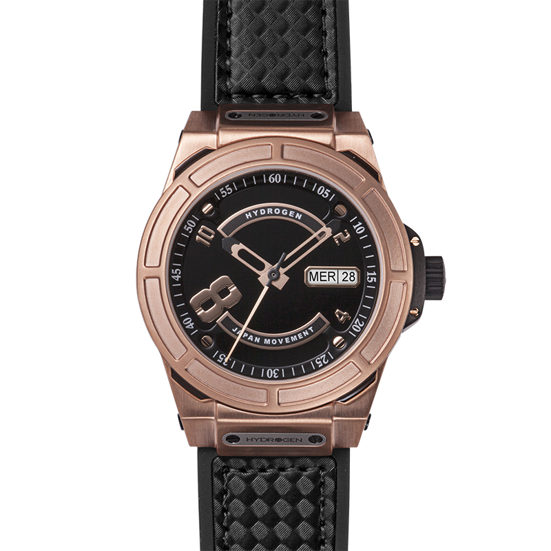 Otto Black Rose Gold — Precision in Sleek Black