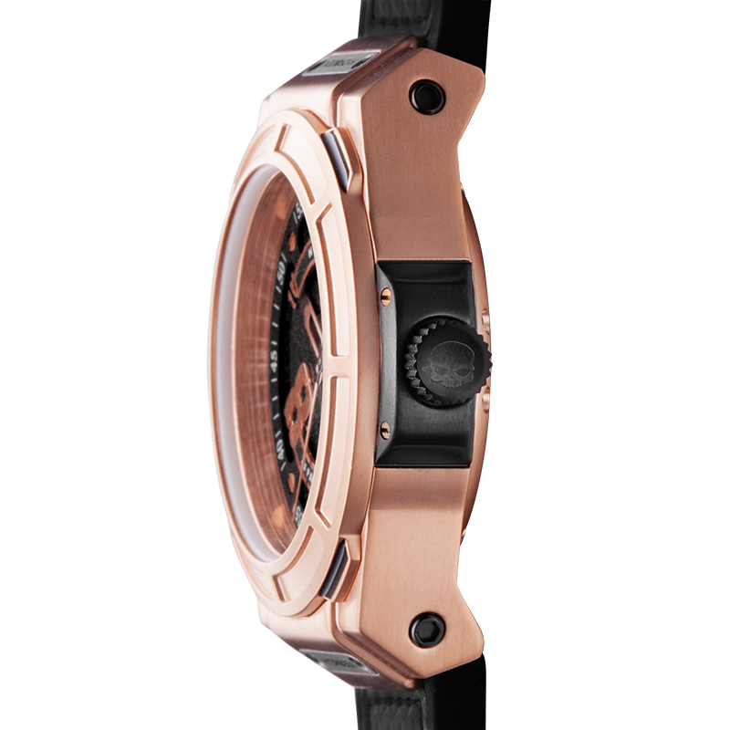 Otto Black Rose Gold — Precision in Sleek Black