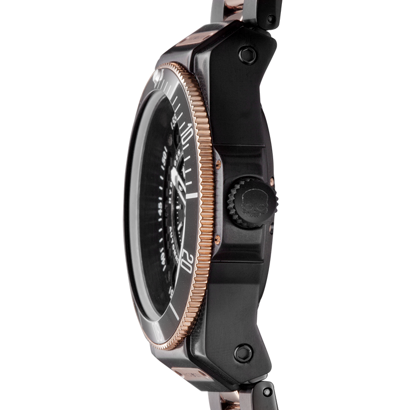 Sportivo Black Gold Bracelet - Precision Meets High-Octane Style