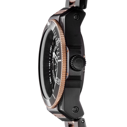 Sportivo Black Gold Bracelet - Precision Meets High-Octane Style