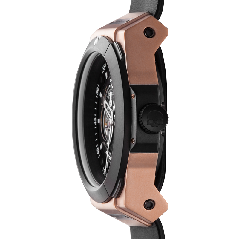 Vento Black Rose Gold Leather - Luxury Meets Adventure