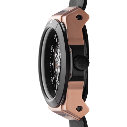 Vento Black Rose Gold Leather - Luxury Meets Adventure