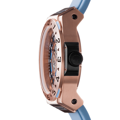 Vento Rose Gold Light Blue -  Where Function Meets Fashion
