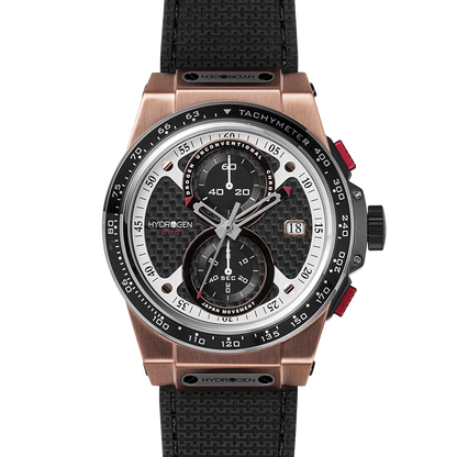 Otto Chrono Black Rose Gold -  Bold Design Meets Sporty Elegance