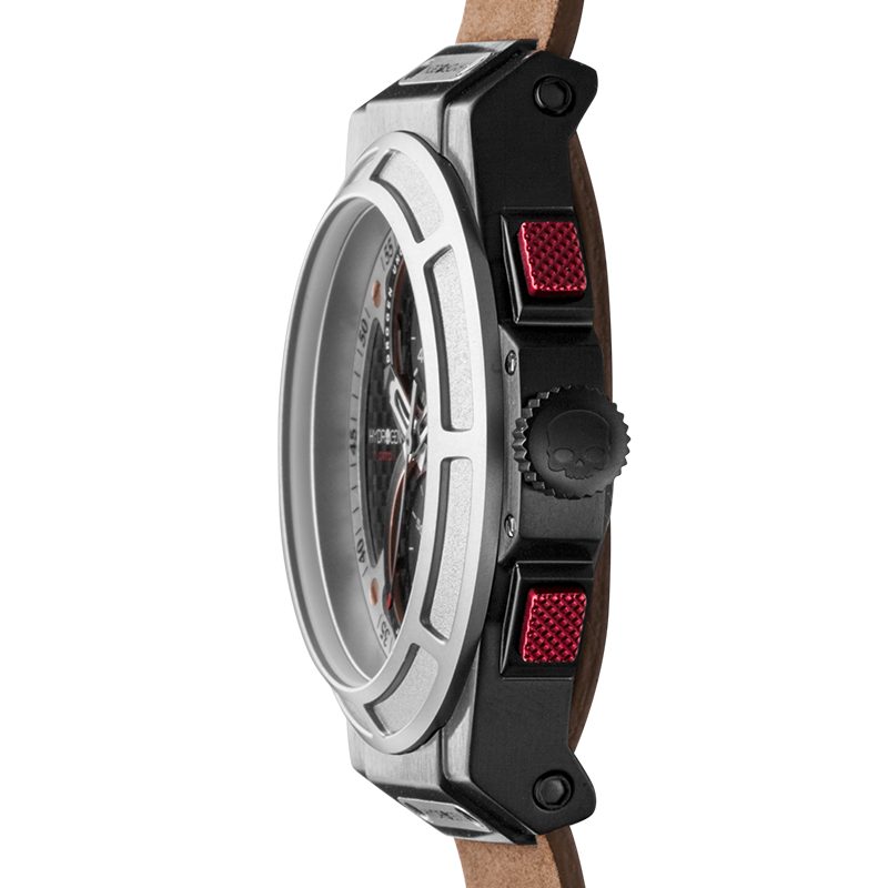 Otto Chrono Silver Black Nato - Sporty Elegance Meets Everyday Versatility