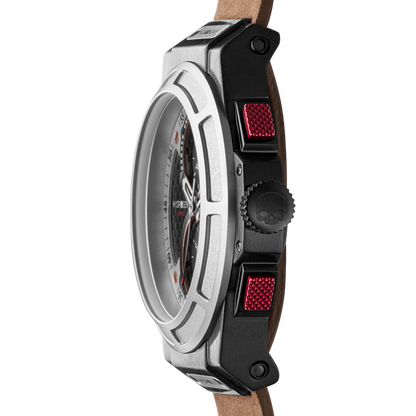 Otto Chrono Silver Black Nato - Sporty Elegance Meets Everyday Versatility