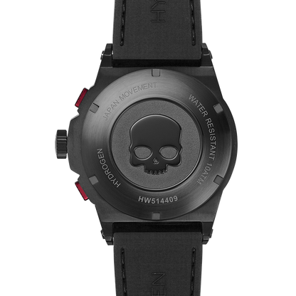 Otto Chrono, Black & Steel Sports Chronograph - Where Performance Meets Modern Elegance
