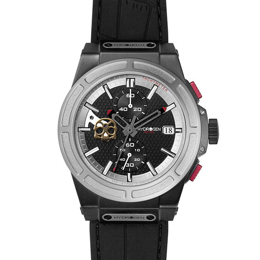 Otto Chrono, Black & Steel Sports Chronograph - Where Performance Meets Modern Elegance