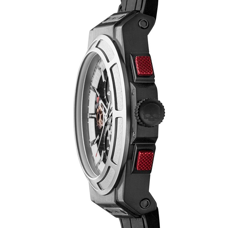 Otto Chrono, Black & Steel Sports Chronograph - Where Performance Meets Modern Elegance