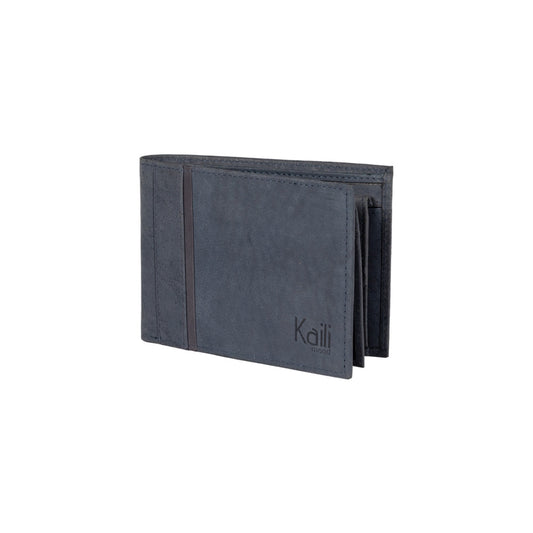 Kaili Mood Men’s Genuine Leather Wallet in Blue - Where timeless design meets everyday function