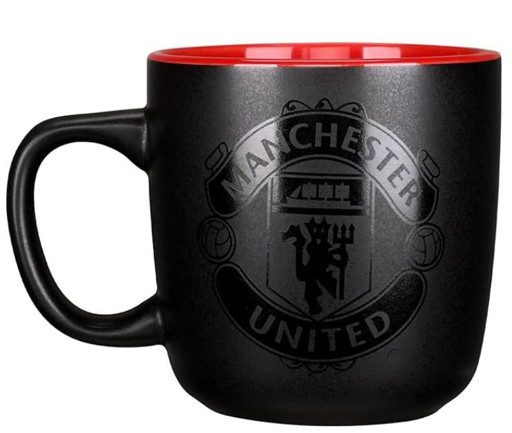 FOCO Officially Licensed Manchester United FC Football Mug - Ceramic Matte Finish 11 fl. oz.