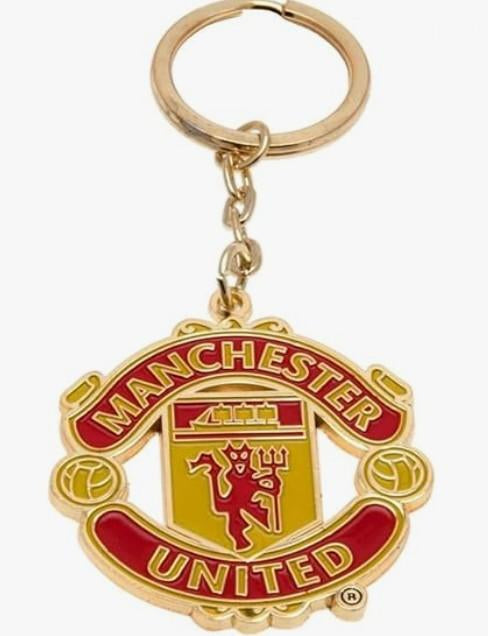 Club Licensed Man Utd Crest Keyring - One Size