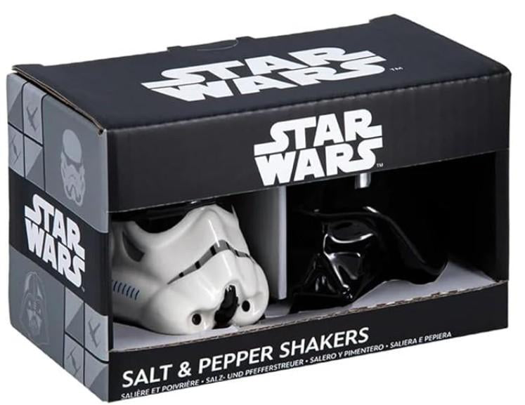 Star Wars Salt and Pepper Shakers - Stormtrooper & Darth Vader Ceramic Set