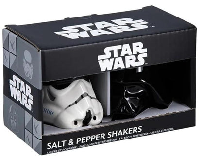 Star Wars Salt and Pepper Shakers - Stormtrooper & Darth Vader Ceramic Set