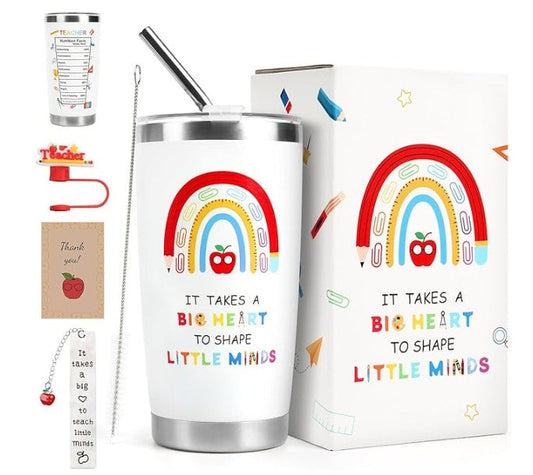 Teacher Appreciation Gift Set - Thank You Gifts for Teachers with Tumbler