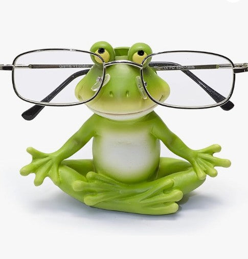 Animal Glasses Holder - Hand-Painted Polyresin Eyeglass Stand Fun Design Gift