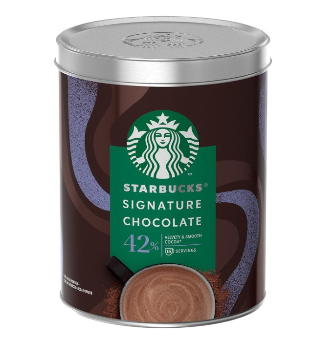 STARBUCKS SIGNATURE CHOCOLATE 42% - Premium Hot Chocolate - 330g