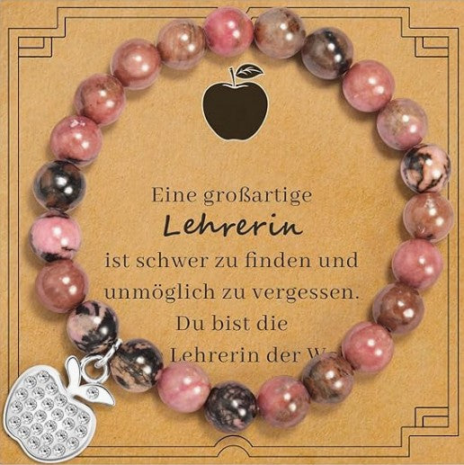 Geschenkidee für Lehrer, Lehrerarmbänder, Abschiedsgeschenk für Lehrer, Geschenk zum Abschied vom Lehrerberuf