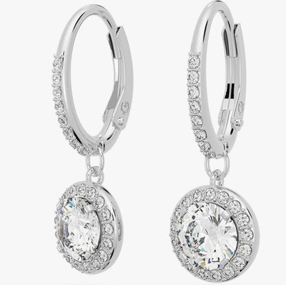 Swarovski Una Angelic Ohrringe Weihnachtsgeschenkbox – mit Glücksbringer „Positiver Freund“ und LINDOR Präsent Milch Klassik