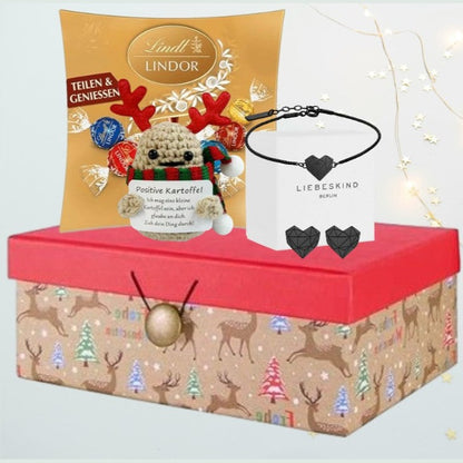 Herzliche Weihnachtsgeschenkbox – LIEBESKIND BERLIN Herz-Schmuckset
