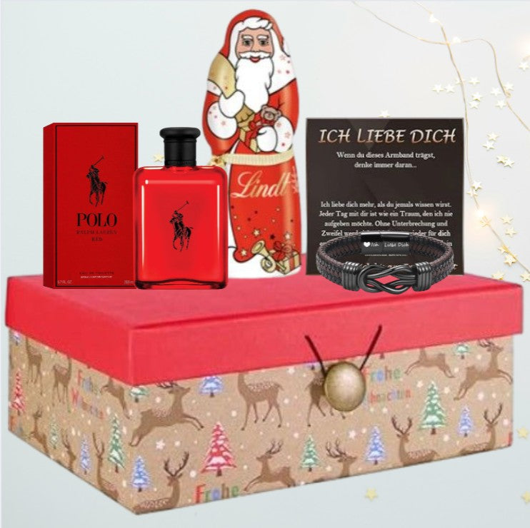 Luxuriöse Weihnachtsgeschenkbox – „Ich liebe dich“-Geschenk für diesen besonderen Mann
