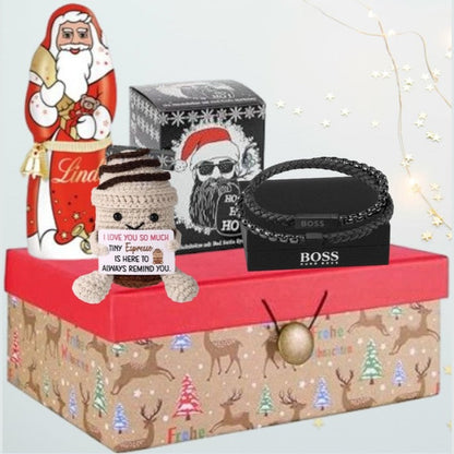 Christmas Gift Box for Men - 'You're The Boss' Edition with Positive Vibes