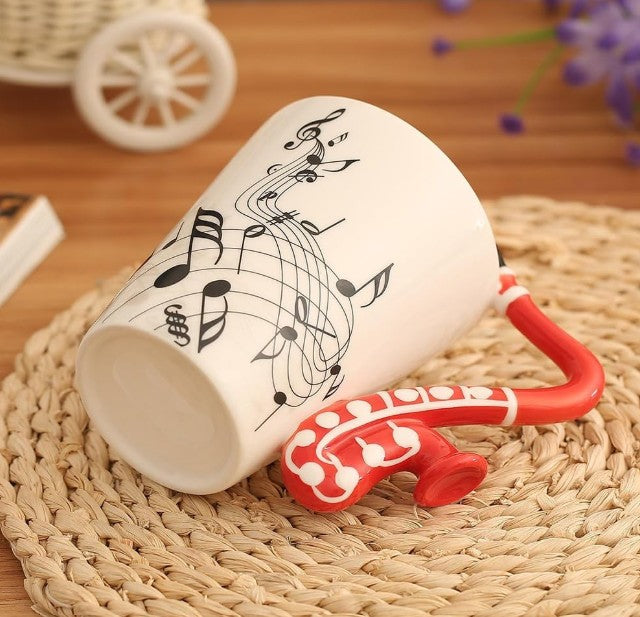 Music Teacher Gift Box - Heart Plaque & Saxophone Mug