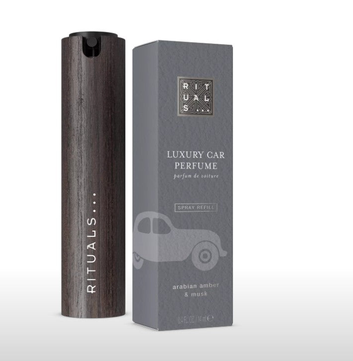 Homme Car Perfume Set - Cedarwood & Musk with Wooden Holder