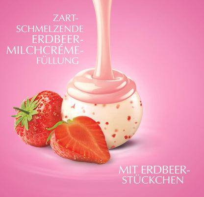 Lindt LINDOR Cushion Strawberry & Cream 162g – 13 Chocolate Balls