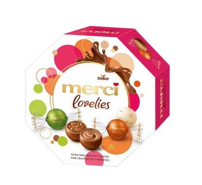 merci lovelies Classic – Chocolate Box, 5 Varieties, 185g